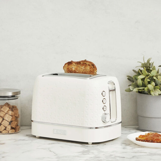 Haden Starbeck 2 Slice Ivory Toaster
